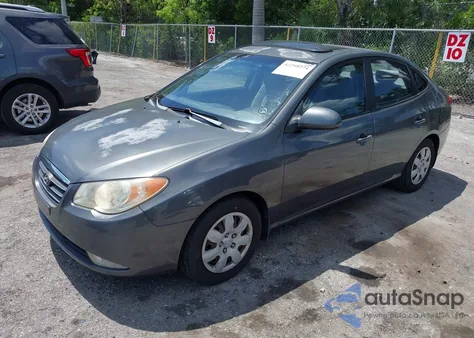 2008 Hyundai Elantra Gls/Se из США, поврежденный, VIN KMHDU46D78U481968